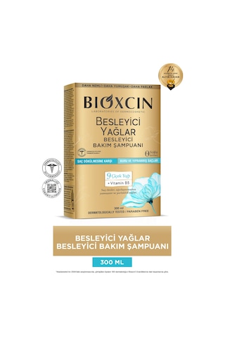 Bioxcin Besleyici Yağlar Onarıcı Bakım Şampuanı 300 Ml - Sülfatsız Kuru Ve Yıpranmış Saçlar Dökülme Karşıtı
