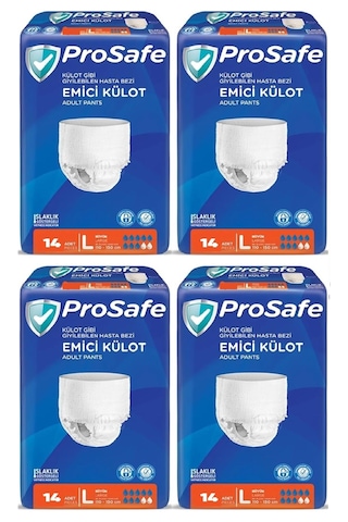Prosafe Yetişkin Emici Külot 110 - 150 Cm Large 56 Lı