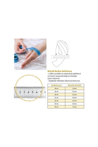 Ferizz Altın Kaplama Örgü Burma Kadın Bilezik Blz-1195 Altın