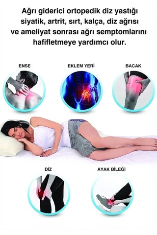 Diz Arası Yastık Antrasit