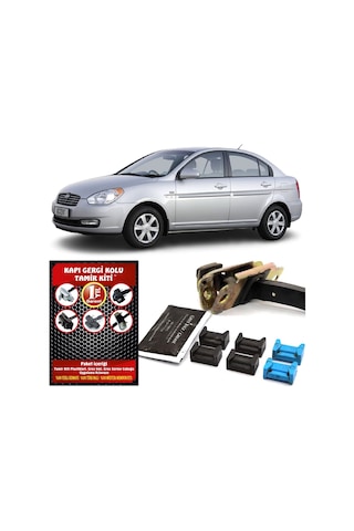 Barrer Hyundai Accent ERA Kapı Gergi (Limitör) Tamir Kiti (2 Kapı Set)