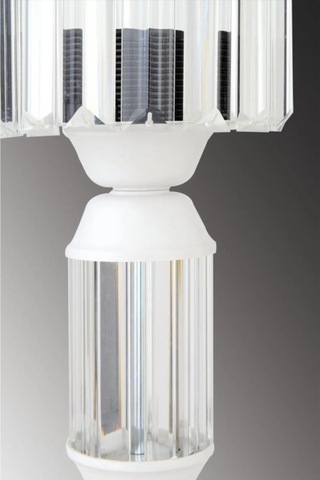 İstanbul Avize Kristal Taşlı Beyaz Kasalı Y-15 Beyaz Taş Kafalı Abajur