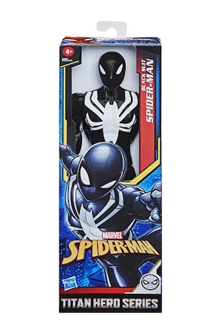 Titan Hero Serisi Black Suit Spider Man Figür E8523