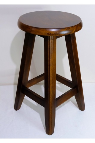 Ahşap Tabure 45 Cm Şık Ve Dayanıklı Ceviz