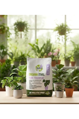 5 Litre Organik İthal Çok Amaçlı Bitki Toprağı - Çiçek, Sebze