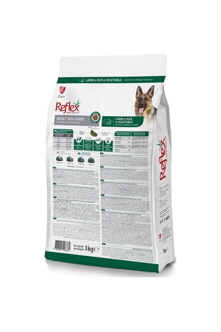 Kuzu Etli & Pirinçli & Sebzeli Yetişkin Köpek Maması 3 Kg