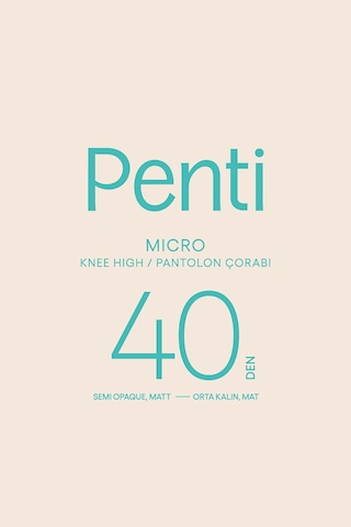 Penti Kız Çocuk Pretty Micro 40 Pantolon Çorabı