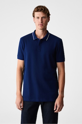 Grimelange Rhodes Erkek Lacivert Polo Yaka T-shirt Lacivert