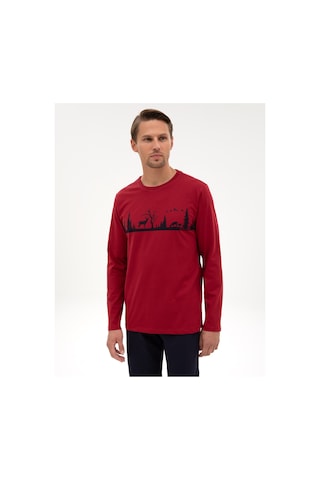 Pierre Cardin Erkek Bordo Pijama Takım 50322636-900 Bordo