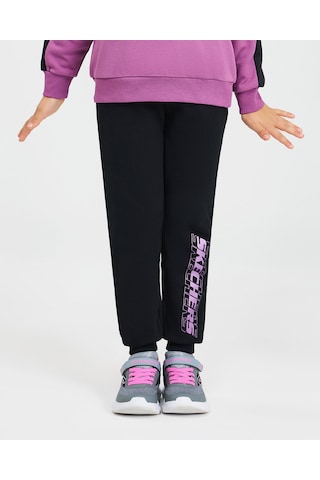 Skechers G 2xı-lock Jogger Sweatpant Büyük Kız Çocuk Siyah Eşofman Altı Sk242054-001 Siyah