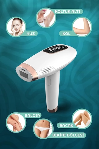 Senseviy Ipl Buz Lazer Epilasyon 999.999 Atım Otomatik Ağrısız Vücut Cihazı