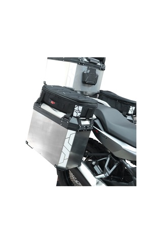 Gp Kompozit Kmsc04 Universal Motosiklet Yan Çanta Üstü Kumaş Çanta Siyah Diğer