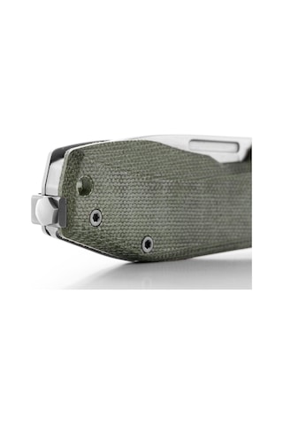 Lionsteel Nano Green Canvas Kamp Çakı Gümüş - Yeşil