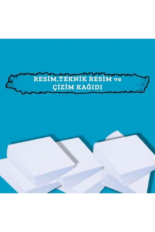 Orbak Kağıtçılık 35 x 50 Cm Çizim Kağıdı 1. Hamur 160 G 25 Adet
