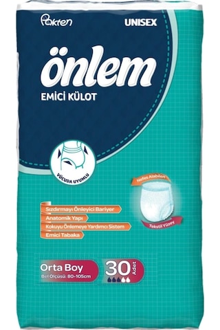 Emici Külot Hasta Bezi Medium Orta 60 Adet