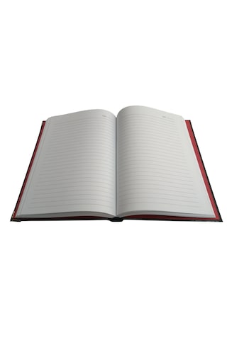 144 Yaprak 14x20 Suni Deri Modelist Çizgili Sert Kapaklı Defter Ajanda Siyah