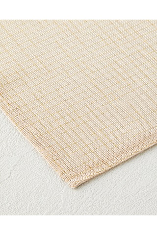 Soft Glow Polyester 4'lü Amerikan Servis 30x45 Cm Gold