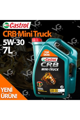 Castrol Crb Mini Truck 5W-30 C2 Hafif Ticari Araç Motor Yağı 7 L