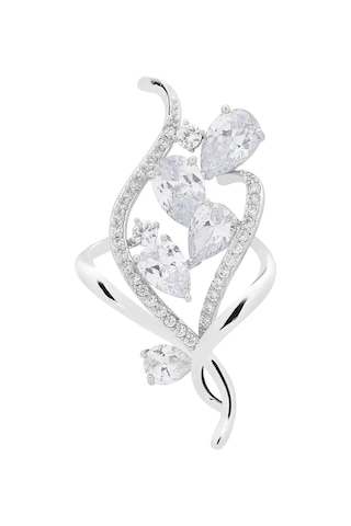 1 Adet Zirkonyum Kristal Çiçek Broş Pins Kadınlar Buketleri Kostüm Takı Hediyeler Çok Renkli