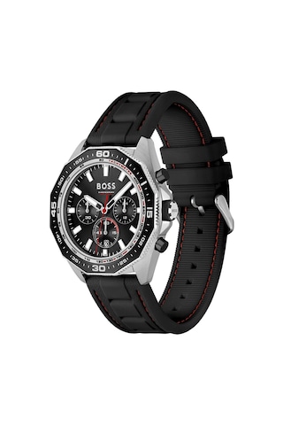 Hugo Boss HB1513969 Silikon Siyah 44 mm Erkek Kol Saati