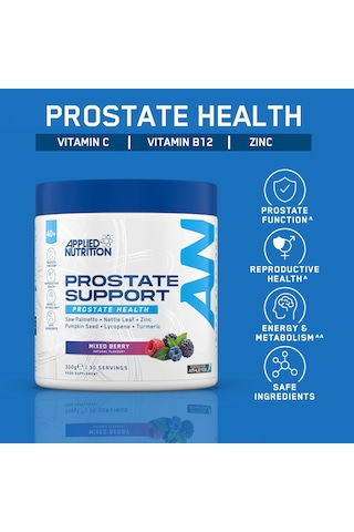 Applied Nutrition Prostate Support Pumpkin Seed , Saw Palmetto , Niacin 300 G 30 Servis