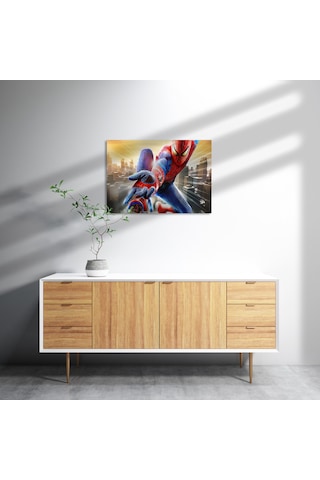Cakasepetim The Amazing Spider-man 2 Ağ Atışı Ahşap Mdf Tablo