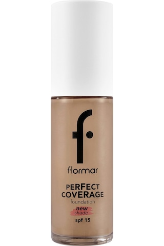 Flormar Perfect Coverage Yoğun Kapatıcı Su Bazlı Fondöten (Sıcak Alt Ton) -134 Golden Honey -8682536070614
