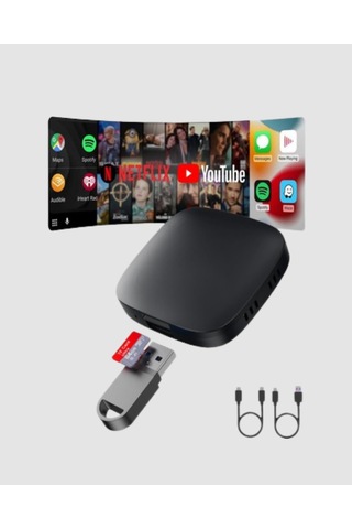 Android Auto Kablosuz Bağlantı Adaptörü 5.8ghz Hızlı Wifi Ve Kompakt Tasarımlı Yeni Nesil