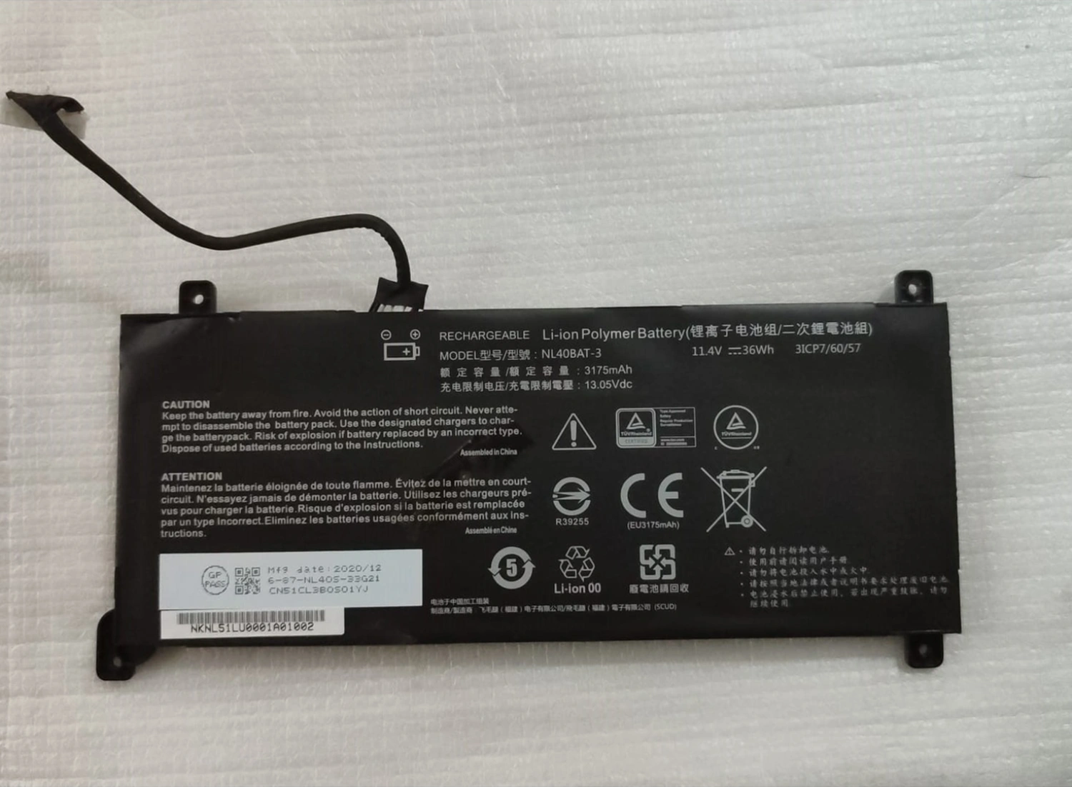 Casper Nırvana X500 Batarya Nl40bat-3
