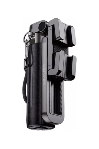 Tr Lph112 Dolgu Işıklı 360 Derece Dönebilen 3in1 Selfie Çubuğu Ve Tripod Siyah Genel