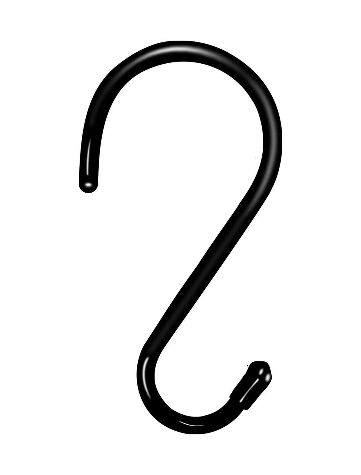 Skycity 4 Adet 6 İnç Kaymaz Kaplama Metal S Kanca - Çelik Yapı, Ev Organize Edici, Çamaşır Dolabı, Mutfak, Bahçe İçin Yük Taşıma