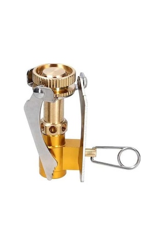 Pazly Yanıcı Taşınabilir Katlanabilir Kamp Ocağı 1600w Gazlı Sırt Çantası Altın Altın