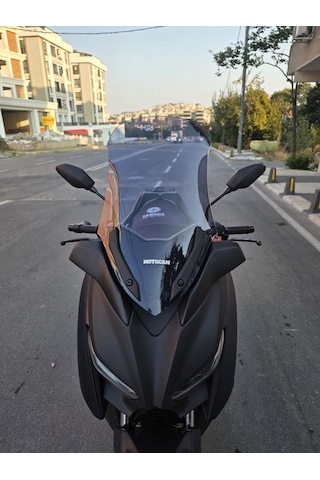 Motocam Yamaha Xmax Ön Cam 2018-2022 Model 65cm Füme Renkli 4mm
