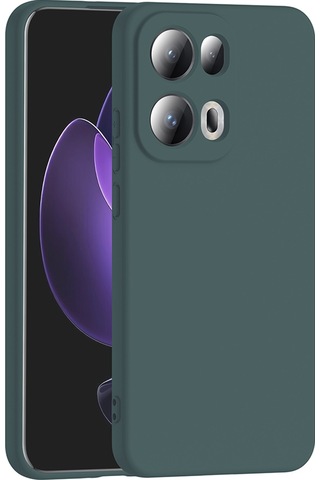 Noktaks - Oppo Uyumlu Oppo Reno 13 Pro - Kılıf İçi Kadife Koruyucu Mara Lansman Kapak - Koyu Yeşil T37336 Koyu Yeşil