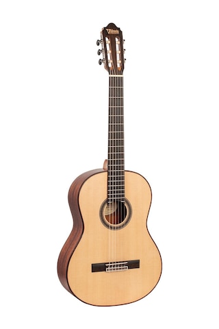 Valencia Vc704 4/4 Masif Kapak Klasik Gitar - Naturel Mat İleri Seviye Masif Ladin Solid Spruce Kapak, Maun Arka Ve Yanlar, Mat Cila İle Artırılmış Doğal Rezonans