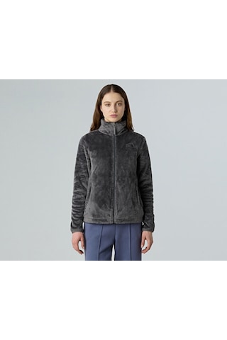 The North Face W Osito Jacket Kadın Outdoor Polar Ceket Nf0a7uqj0uz1 Gri Gri