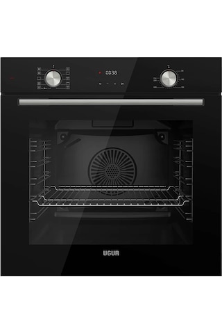 Uğur UAF 6011D SCPET A Enerji Sınıfı 10 Programlı Fry Art Ankastre Fırın Siyah