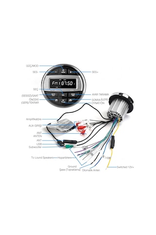 The Cape - Marin Teyp / Müzik Çalar Usb : Sağlam Alüminyum Gövde, 4x50w Güç Ve Kayıpsız Ses Deneyimi