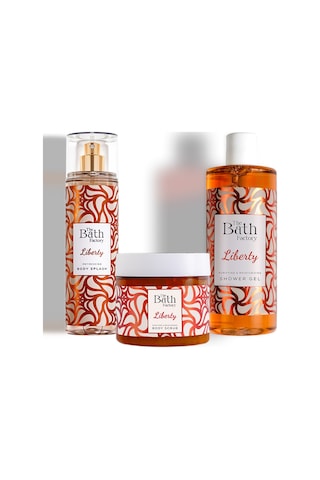 Liberty Duş Jeli + Liberty Peeling + Liberty Vücut Spreyi Lavanta