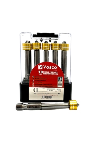 Bits PH2 Özel Mıknatıslı Matkap - Tornavida Vidalama Ucu 65 MM - 1 Adet