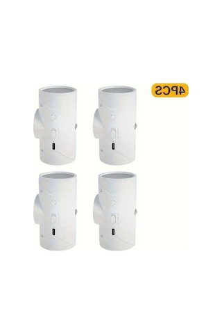 Fastbuy 4 Adet Hareket Sensörlü Led Gece Lambası, 3 Modlu, Manyetik Montajlı Merdiven Duvar Lambası