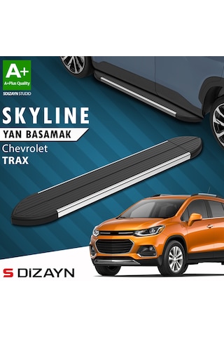 S-dizayn Chevrolet Trax Skyline Krom Yan Basamak 163 Cm 2013-2022 A+ Kalite