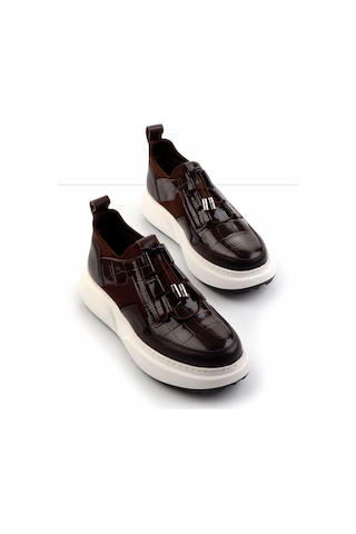 Bambi Kahve Kahve Leather Erkek Sneaker E01194010203 Kahve