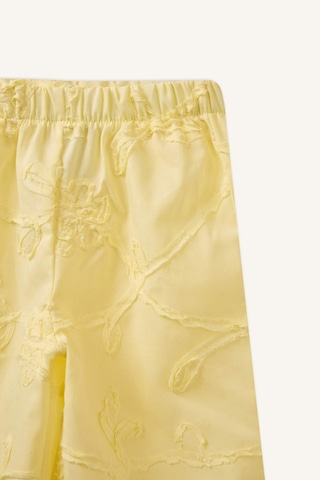 Defacto Wıde Leg 3d Poplin Pantolon Kız Bebek H4737a526smyl149 Sarı-yl149