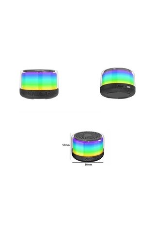 Polygold LF-K8 RGB Ledli Mini Bluetooth Hoparlör