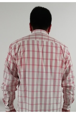Tousus Regular Fit Ekose Erkek Gömlek Kls-4051-tss Kırmızı