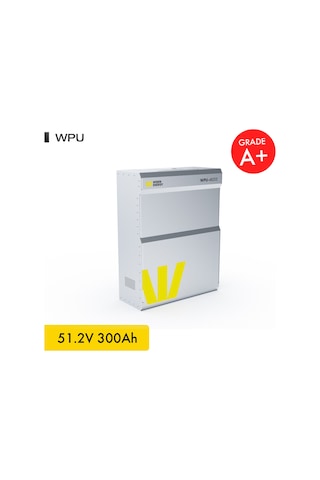 Werer Energy 48V 300Ah 15.5kW LiFePO4 WPU Series Bluetooth’lu Lityum Demir Fosfat Akü