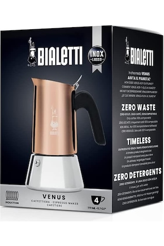 Bialetti Venüs Mokapot 4 Cup Bakır Renk