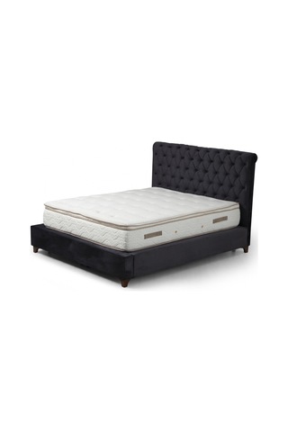 160x200 Deluxe Baza+başlık+yatak Antrasit