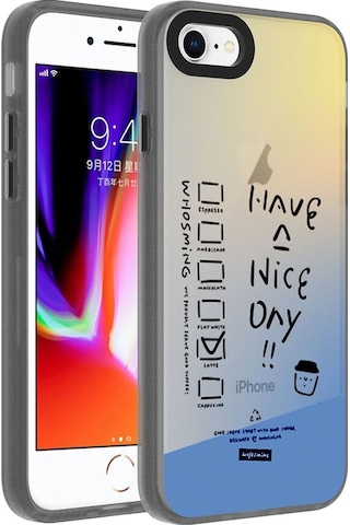 Apple Uyumlu iPhone 8 Kılıf Desenli Zore Dragon Sert Kapak Have